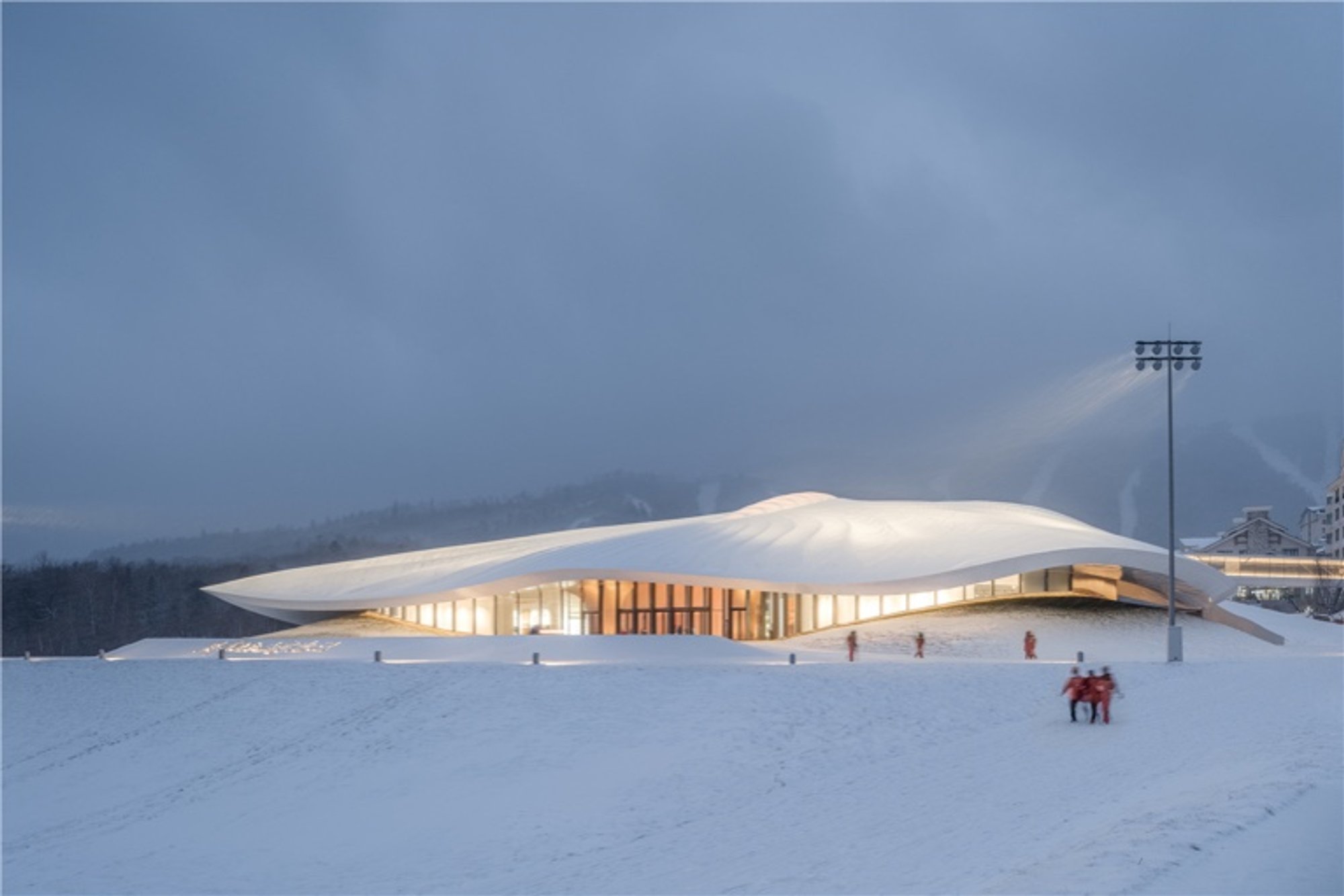 MAD Architects' Yabuli Congress Center: A Tent beneath Snow Mountains