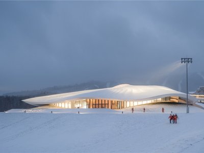 MAD Architects' Yabuli Congress Center: A Tent beneath Snow Mountains
