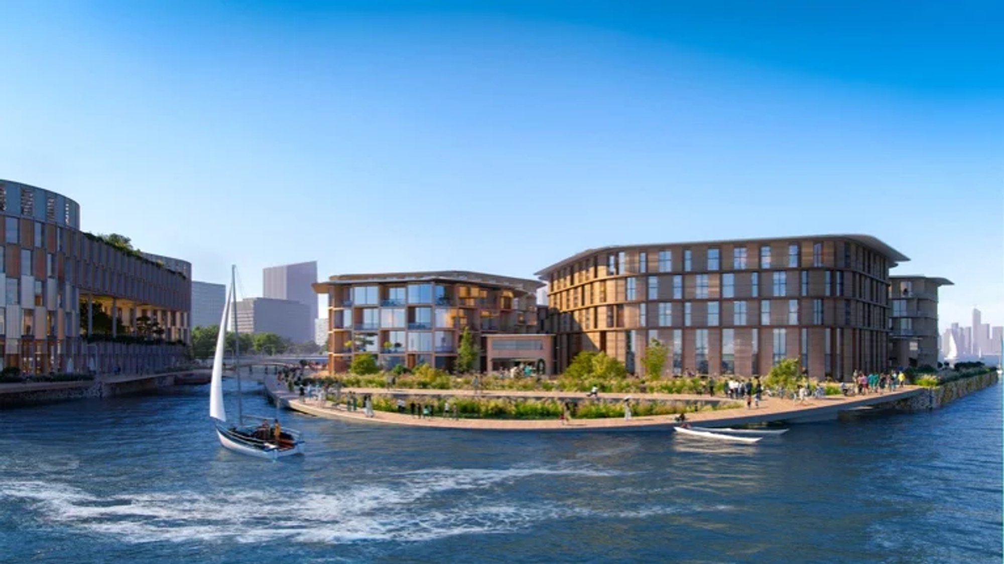 World's First Floating City that Adapts to Sea Level Rise Unveiled: OCEANIX Busan