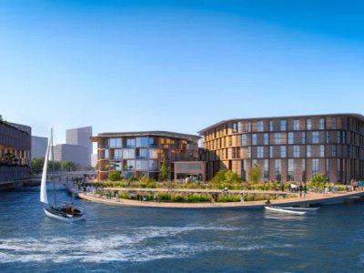 World's First Floating City that Adapts to Sea Level Rise Unveiled: OCEANIX Busan