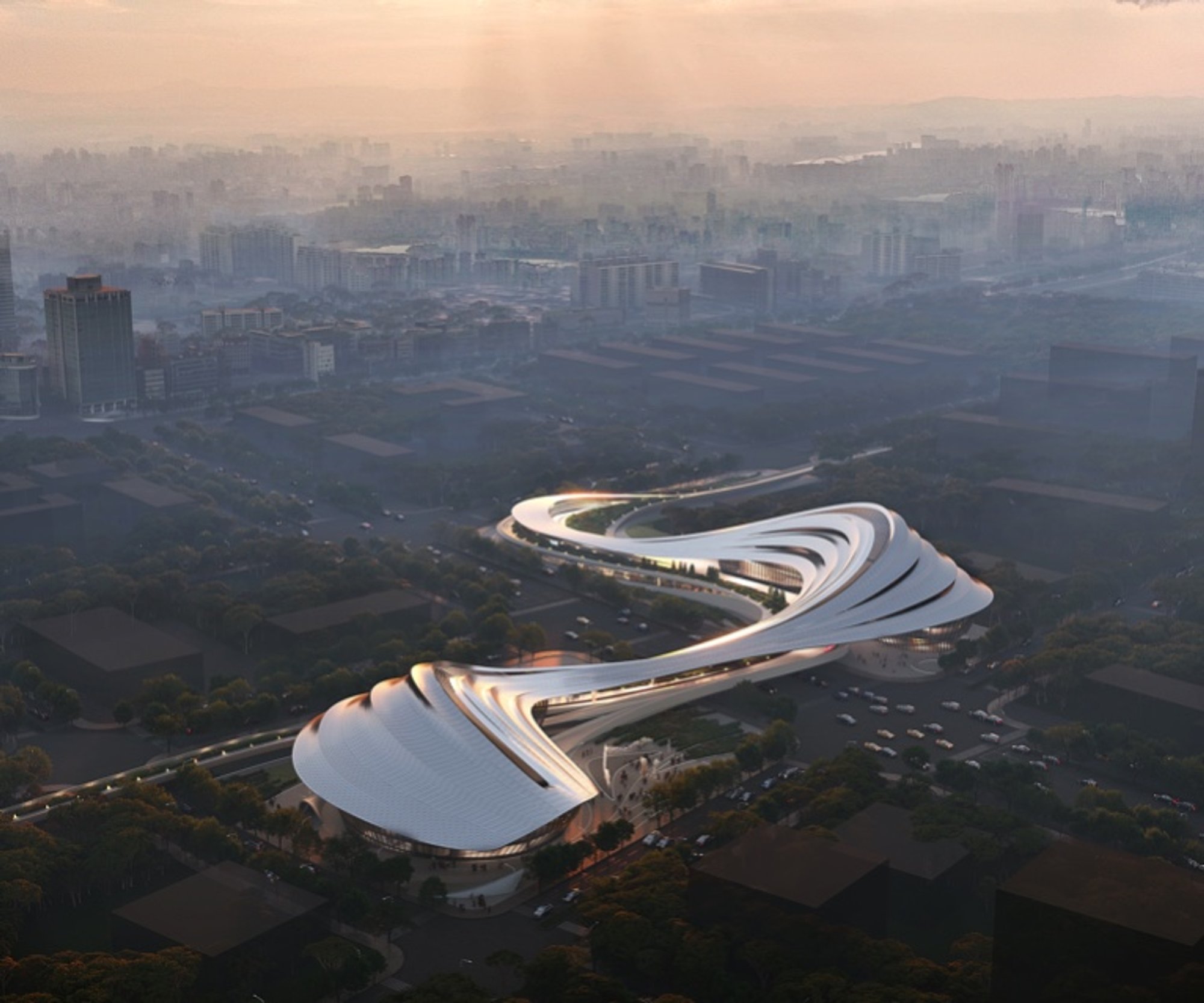 ZHA Selected to Design Jinghe New City Culture & Art Centre
