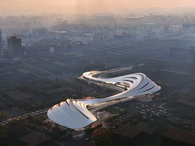 ZHA Selected to Design Jinghe New City Culture & Art Centre