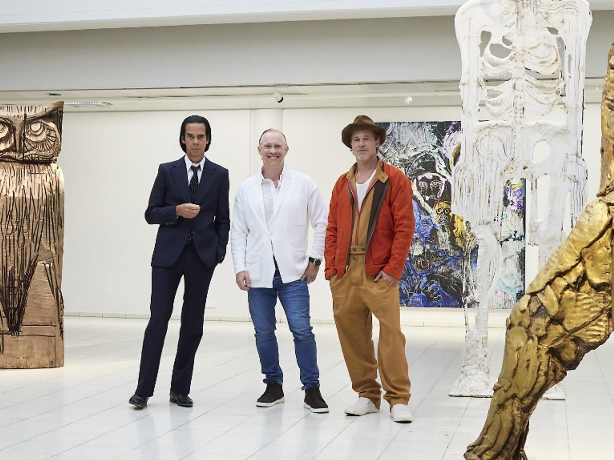 Collaboration of Thomas Houseago, Brad Pitt, and Nick Cave: Exploring Their Joint Venture