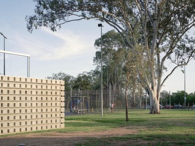 From a Simple Shed to an Architectural Marvel: The Stunning Transformation of UQ Cricket Club's Maintenance Facility by LinburgWang and Steve Hunt!