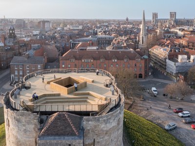 York's Majestic Jewel: Clifford's Tower Transformed by the Visionary Touch of Hugh Broughton Architects