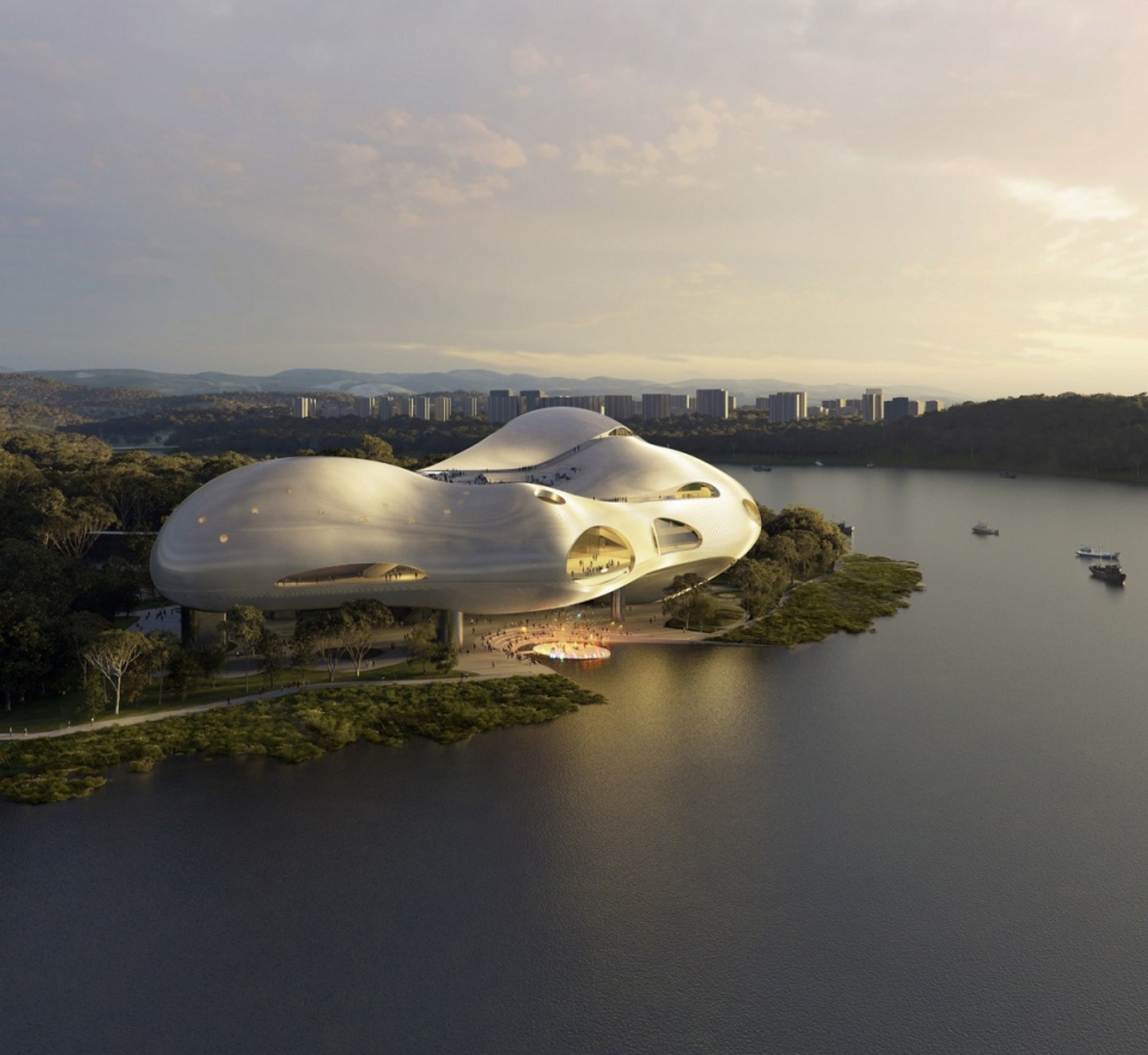 Yichang Grand Theater: A Masterpiece of Architectural Design by OPEN Architecture