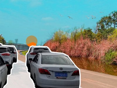 The scenic route is also congested route