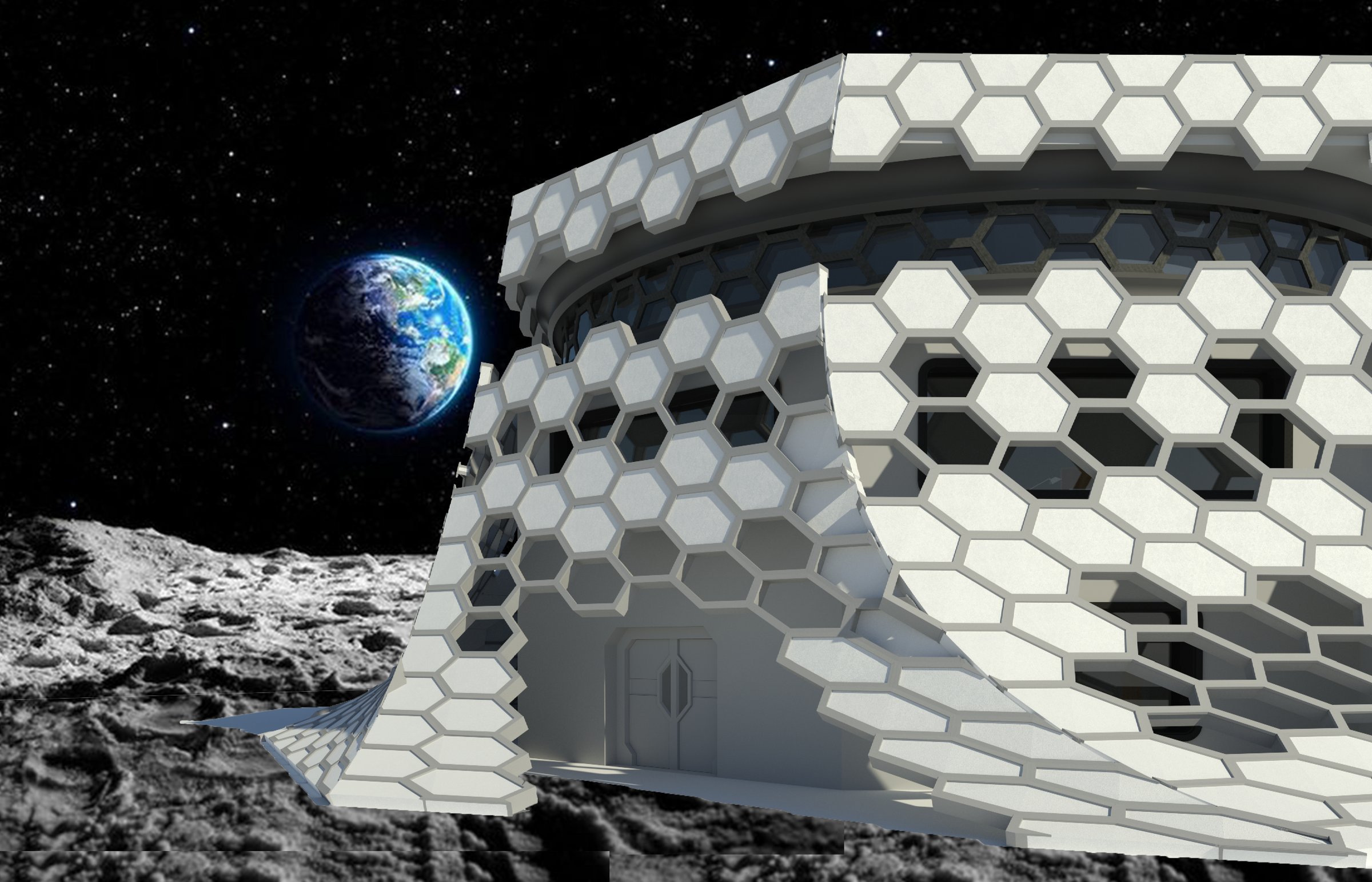 The Mechanical Hive: a Lunar Habitation Project