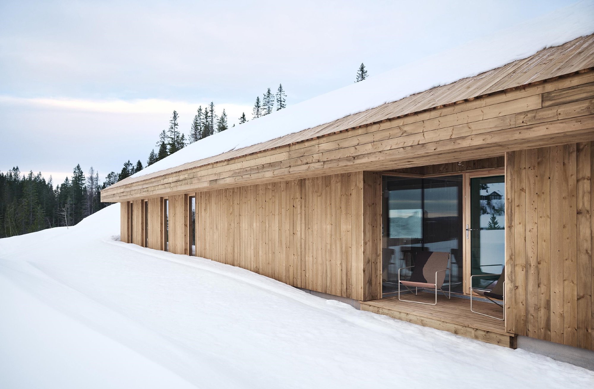 Embracing Nature: Discover the Unique Mylla Winter Cabin by Fjord Arkitekter