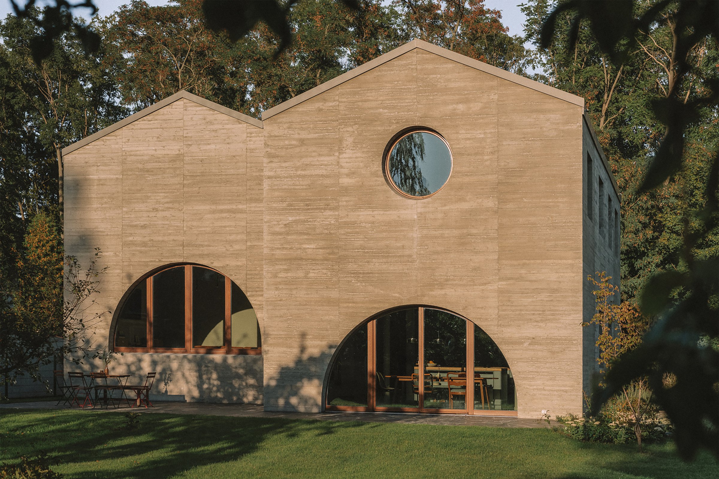 Contemporary Duplex Design: Blending Innovation with Nature