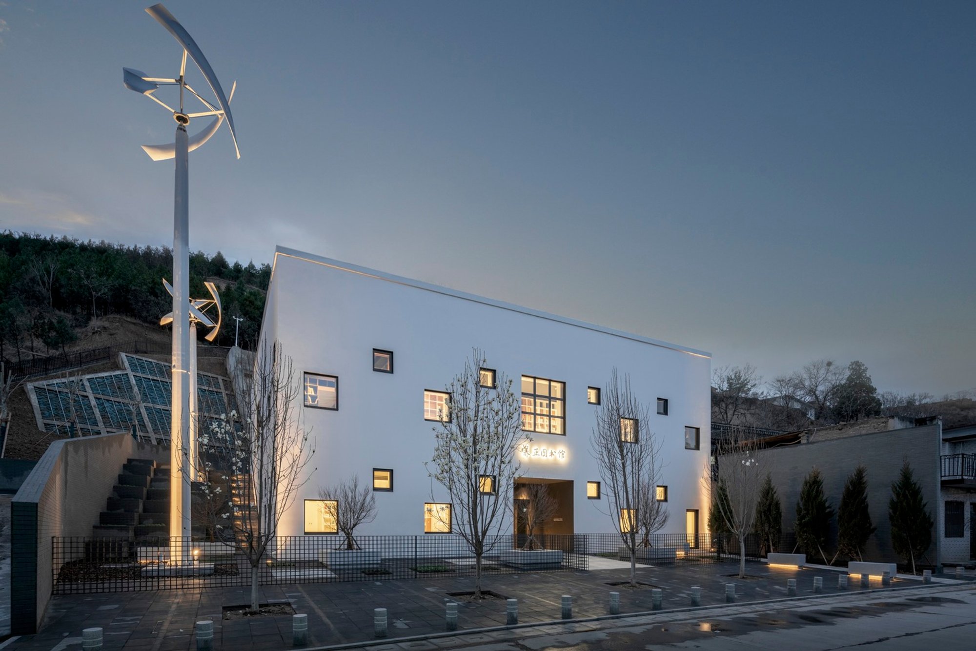 Zero Carbon Library and Daycare Design: SQUARES in Tianshui by SAKO Architects