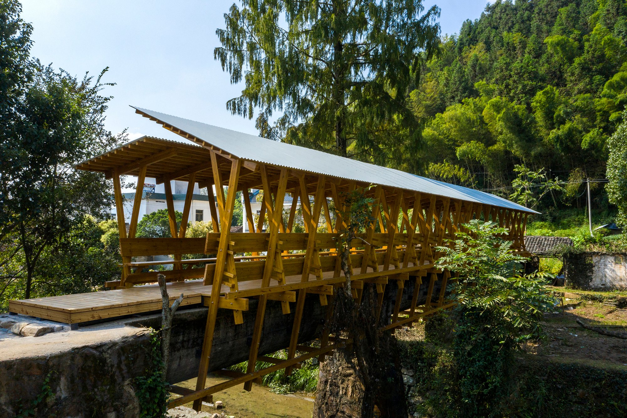 Rural Revitalization Architecture: Breathing New Life into Fengwu Village with the Covered Bridge on Aqueduct