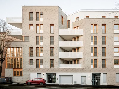 Integrated Social Housing Design: On the Hillside Apartments by AUP/Architectes