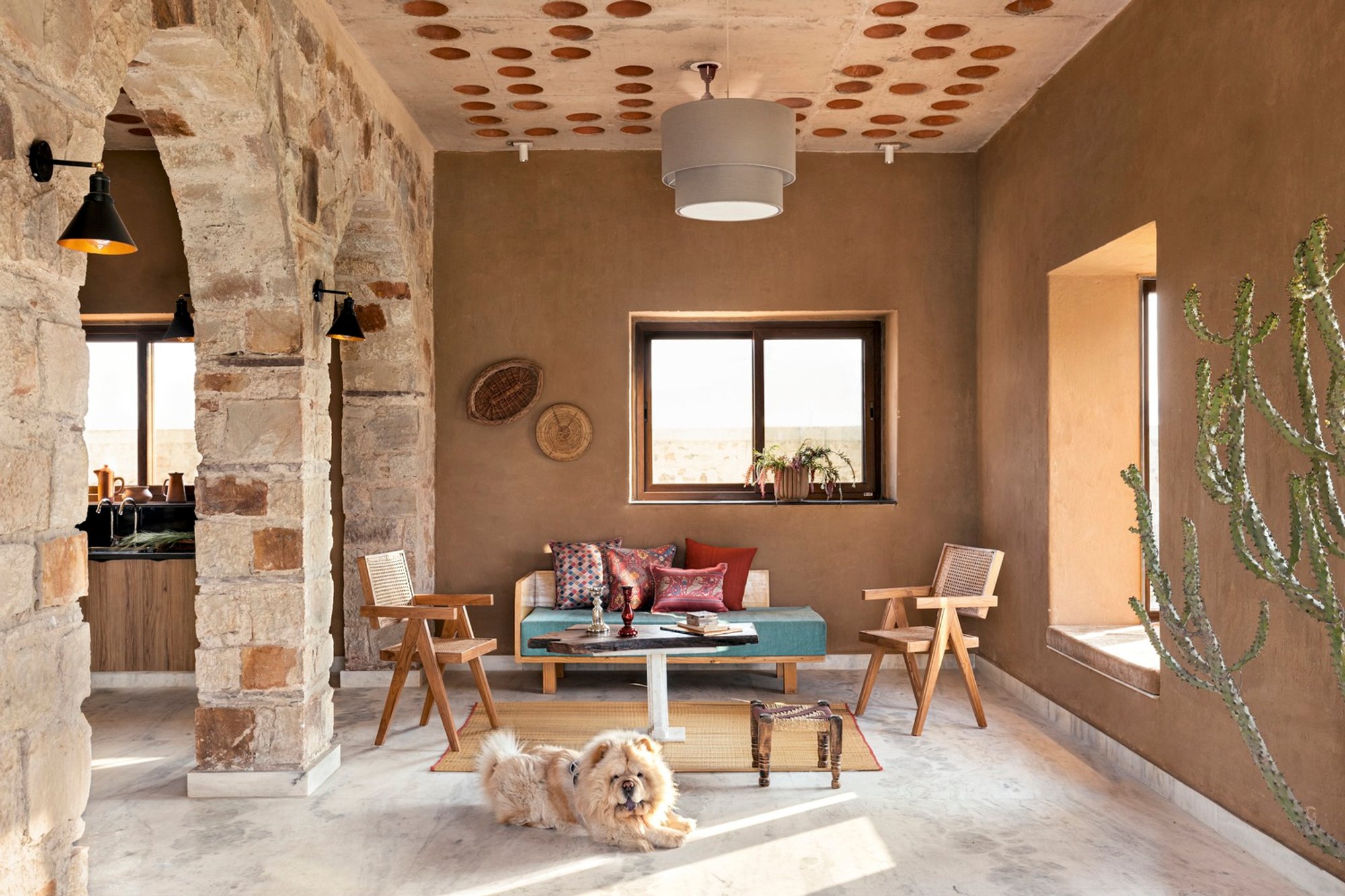 Stone House by Sketch Design Studio: A Sustainable Haven Blending Modern Luxury with Nature in Alwar, India
