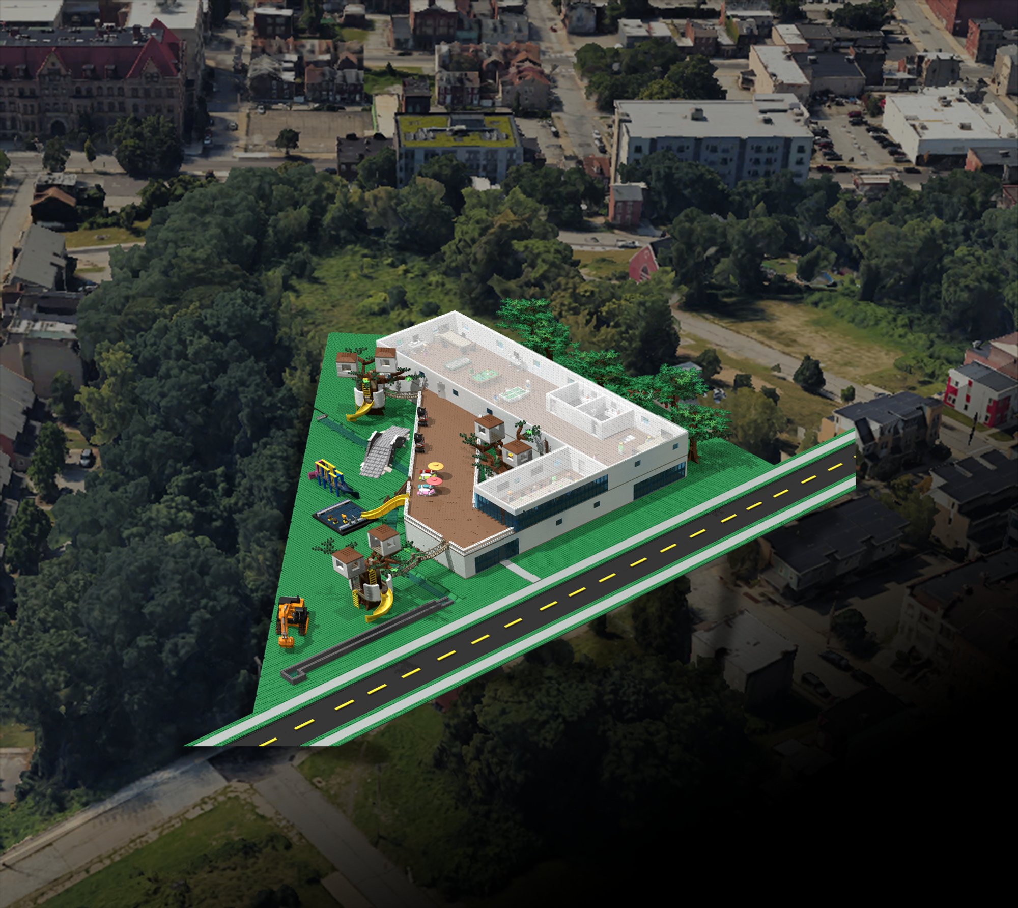 Child's Perspective: Treehouse Office Pods