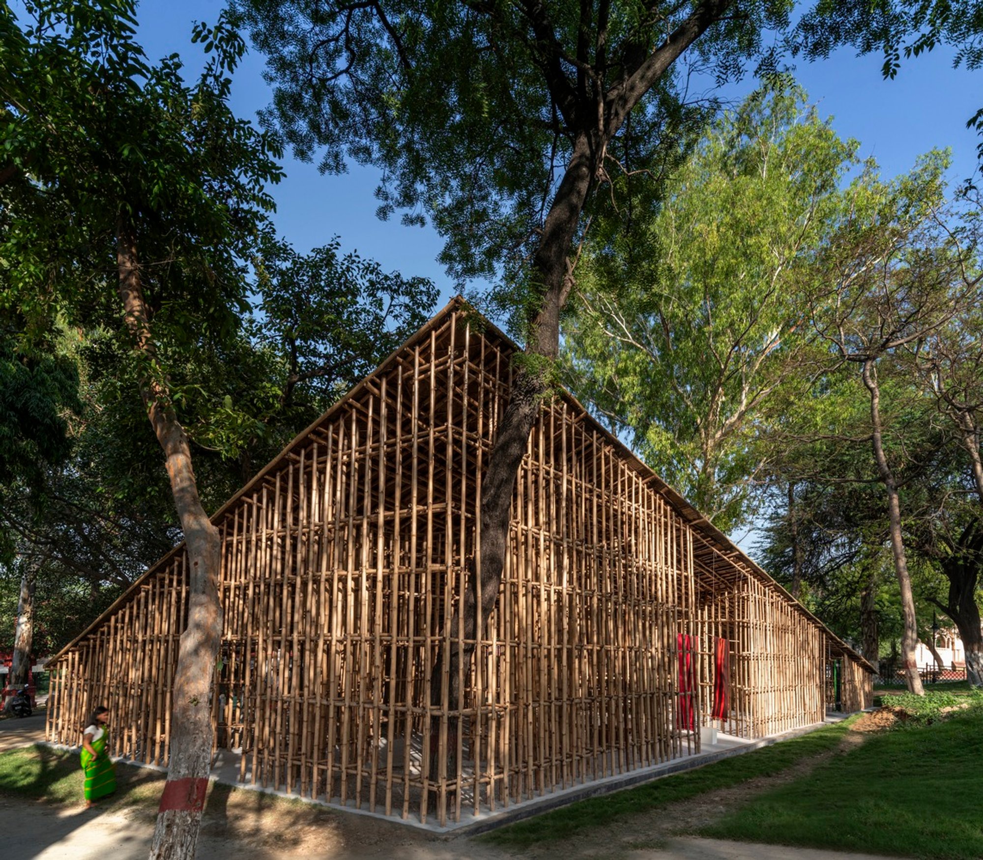 Bamboo Pavilion Exhibition Design: Showcasing North East Indian Crafts