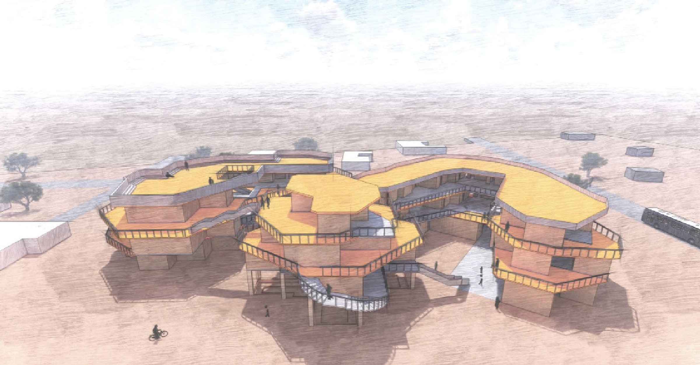 Sustainable Community Housing Design: Innovating with Tradition at Asase Yaa Village