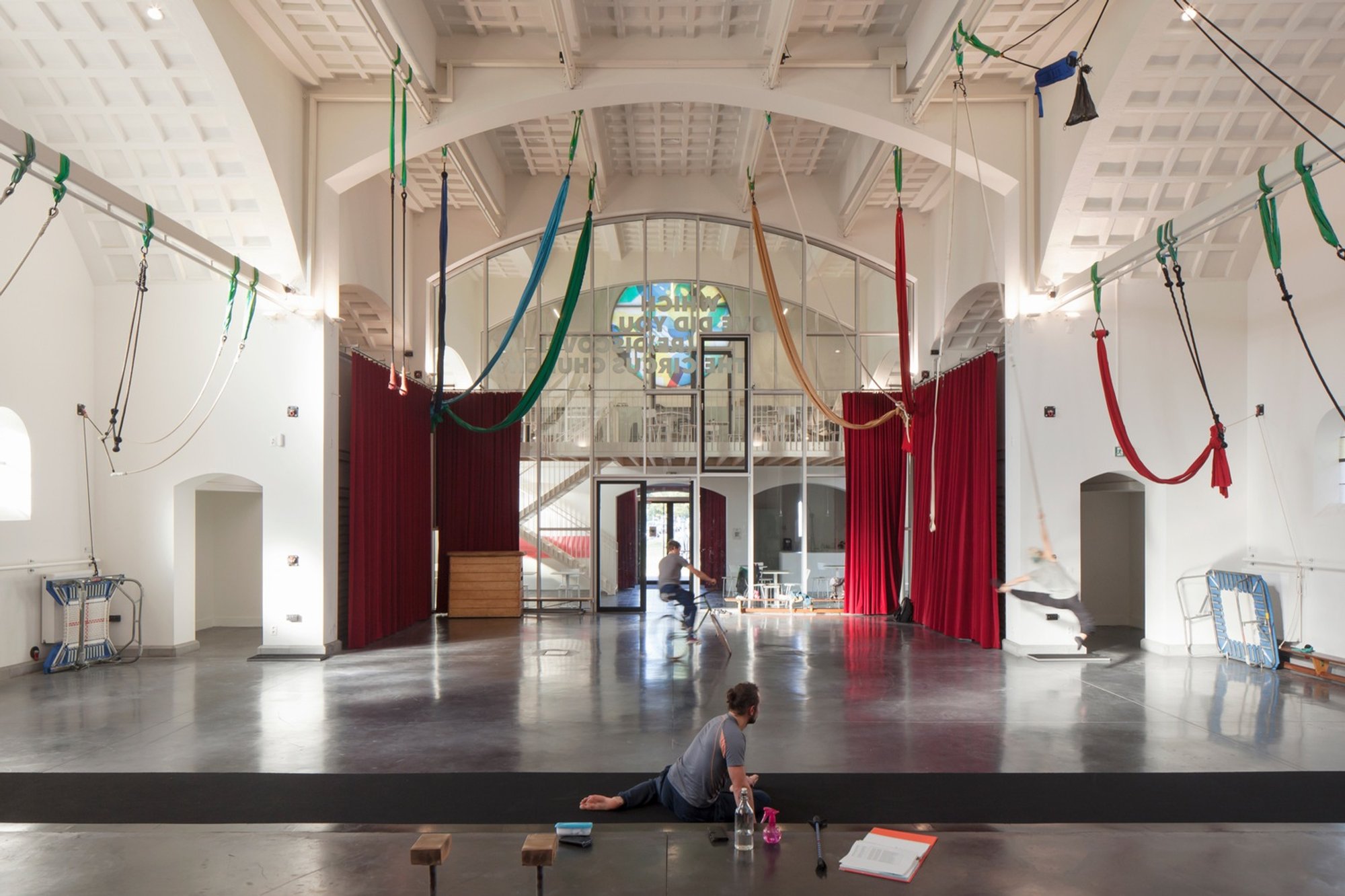 Transformative Church Renovation for Circus School in Ghent: Circusplanet by Plano architecten