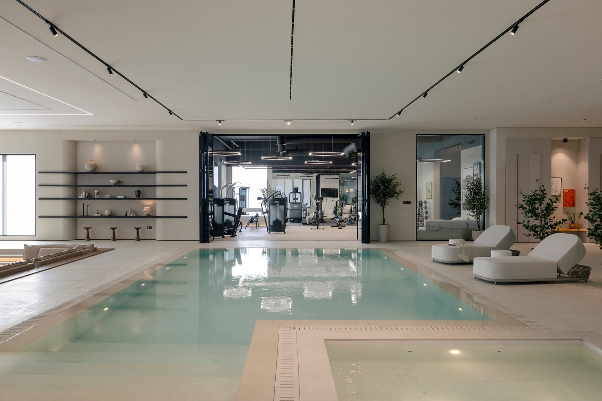 Transforming Spaces: Luxury Indoor Pool Design in Dubai's Villa M by Studio Shizen