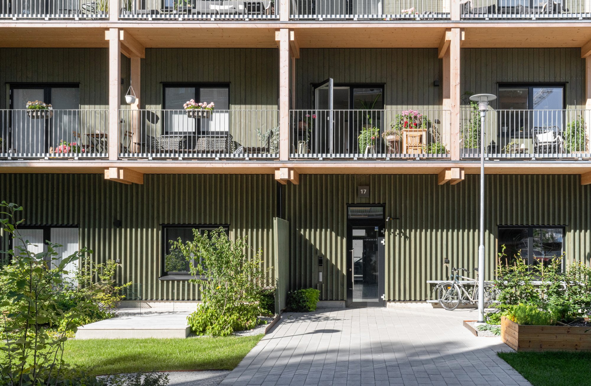 Sustainable Architecture in Sweden: A Closer Look at Notuddsparken Apartments by OKIDOKI