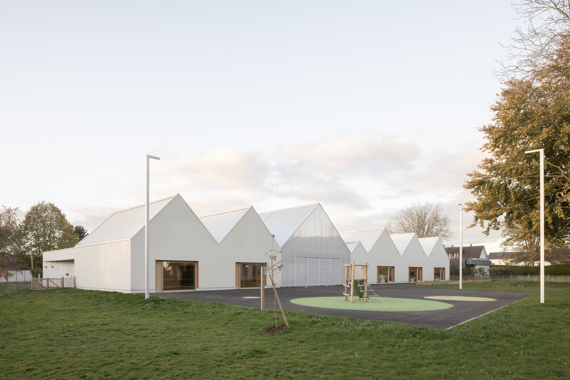 Sustainable Kindergarten Design: A Closer Look at Saint-Ouen-Du-Tilleul's Innovative Approach