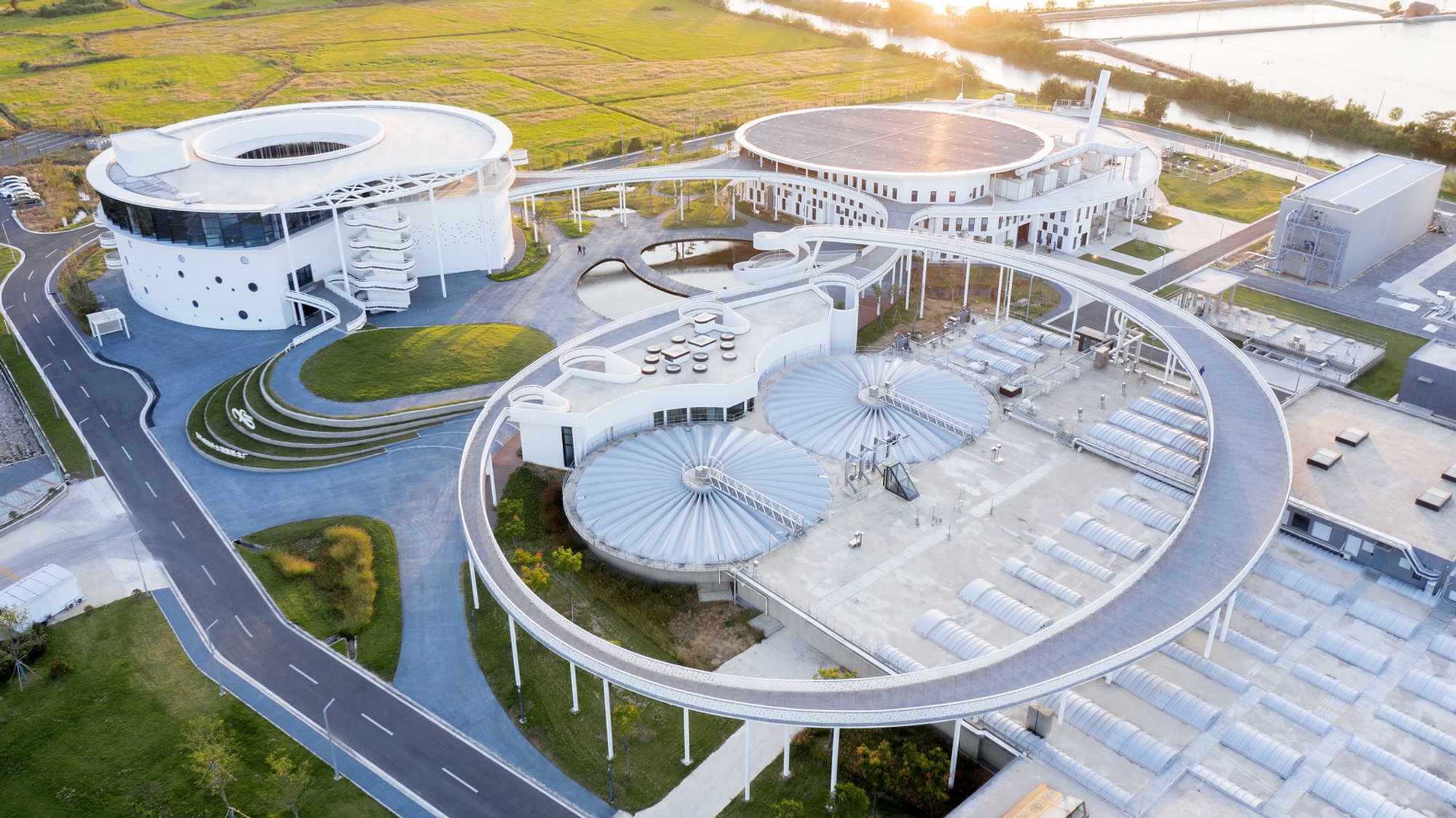 Concept WRRF Yixing Water Resource Recovery Facility by THAD SUP Atelier: Revolutionizing Wastewater Management in Wuxi, China