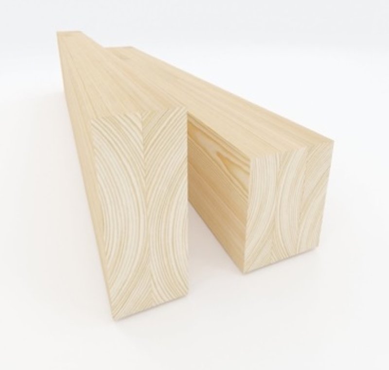 <i>Figure 8. Structural Glued-Laminated Oak Wood Posts (BSH), https://www.scanwood.com.pl/oferta/drewno-konstrukcyjne/bsh/, accessed on June 3, 2023.</i>