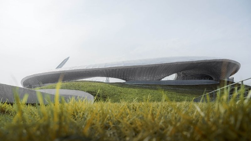 Quzhou Stadium, photography by CreatAR Images