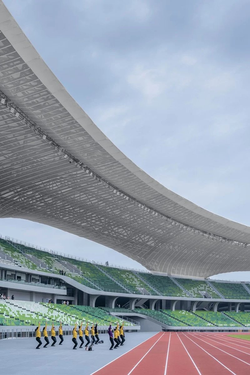 Quzhou Stadium, photography by CreatAR Images 