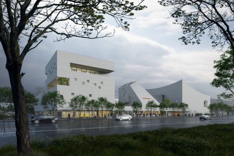 n exterior view. ©OPEN   