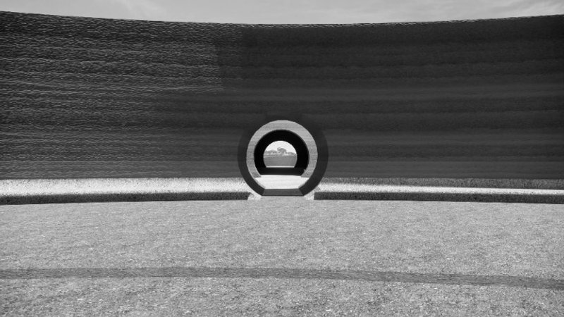 Rendering of Memorial (memorial threshold east view). © David Adjaye Associates.