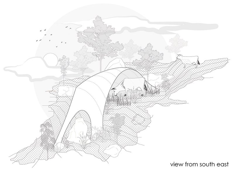 Southeast perspective © Earthscape Studio