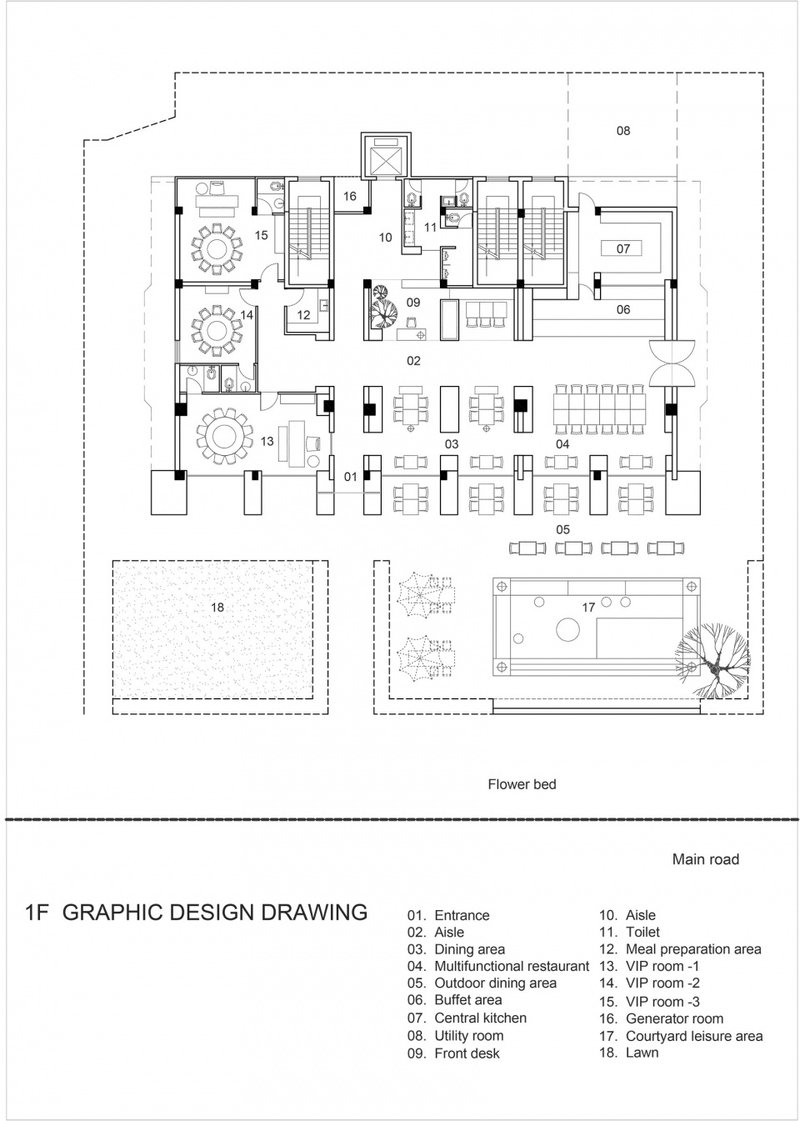 1st Floor Plan © Size Design Studio
