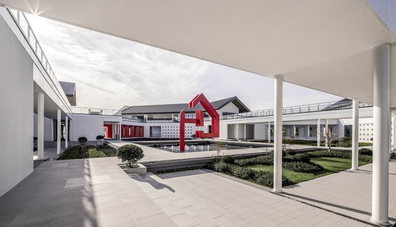 Central courtyard perspective © JWP DESIGN