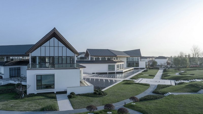 Partial aerial view of the entrance © JWP DESIGN