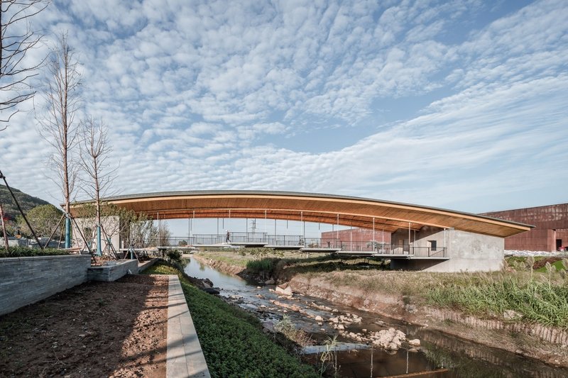 Bridge of Nine Terraces after construction © Ruijing Architectural Space Photography