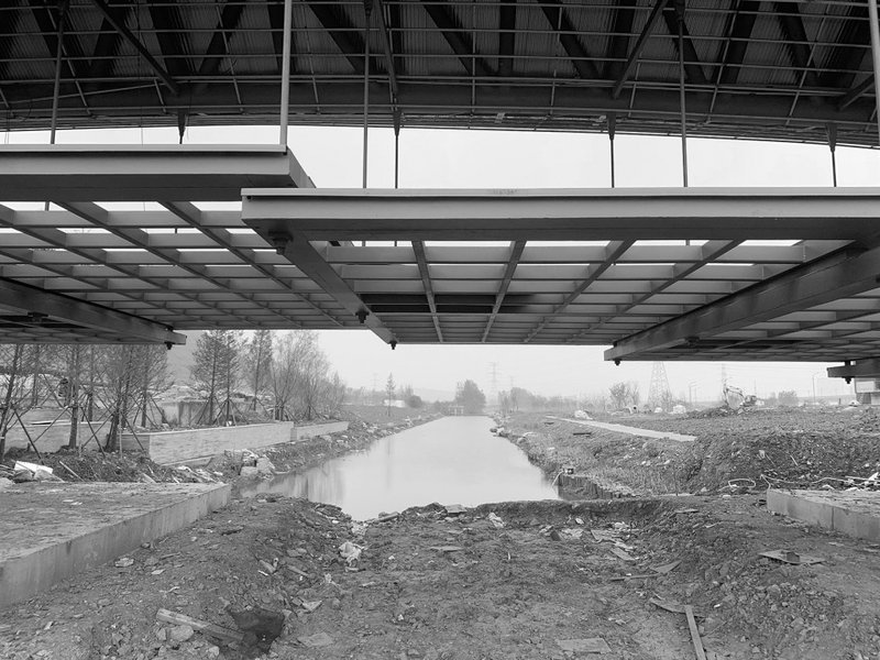 Construction phase images&nbsp; © Shanshuixiu Architects