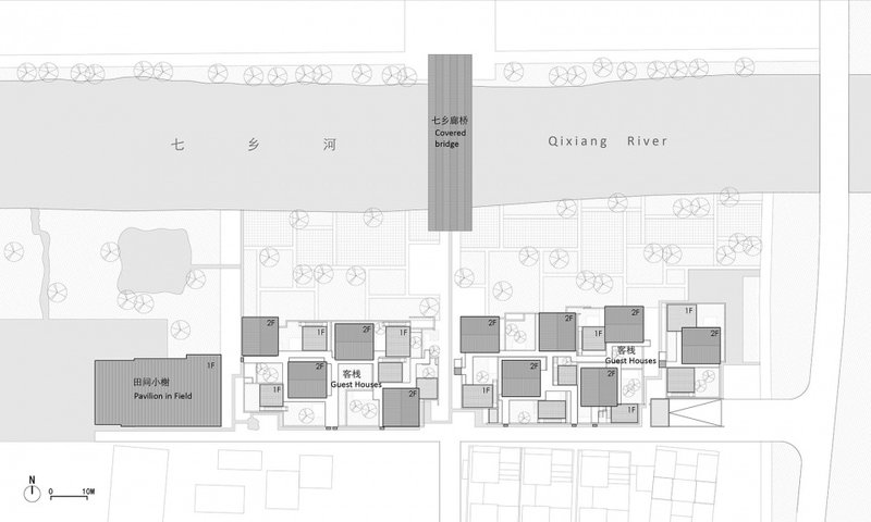 Site plan © Shanshuixiu Architects