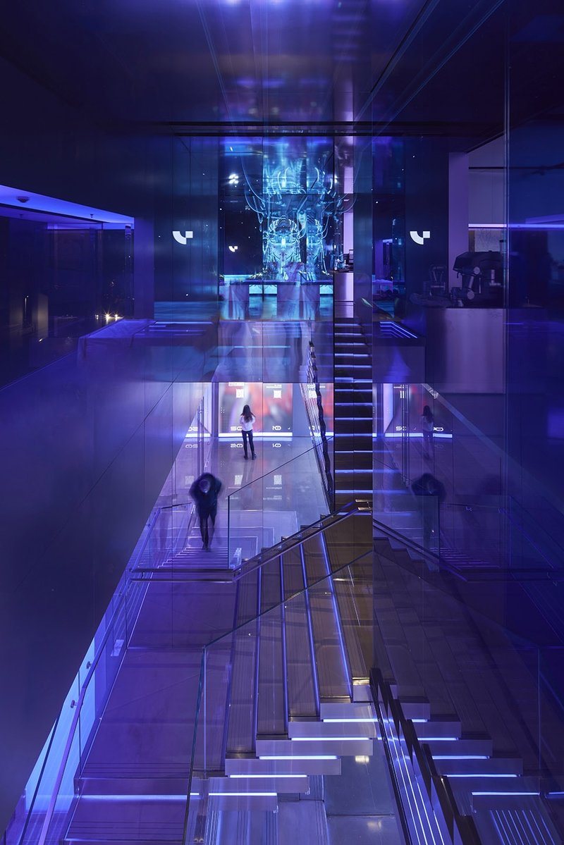 Atrium of the staircase © Charlie Xia