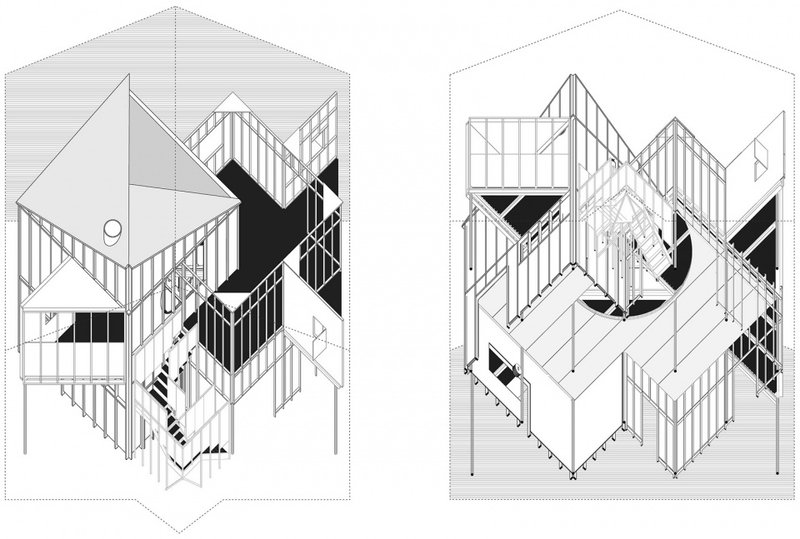 Axonometric view © atelier tao+c