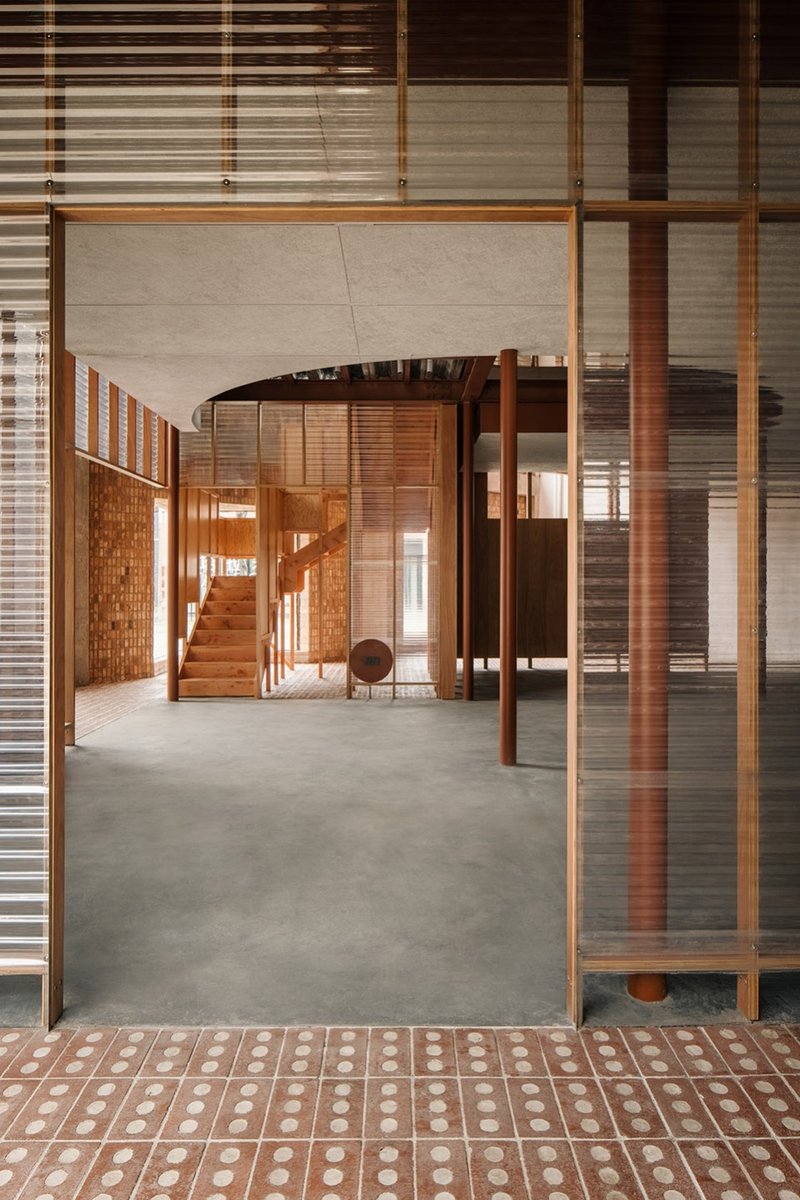 The continuous sequence of rooms © Wen Studio