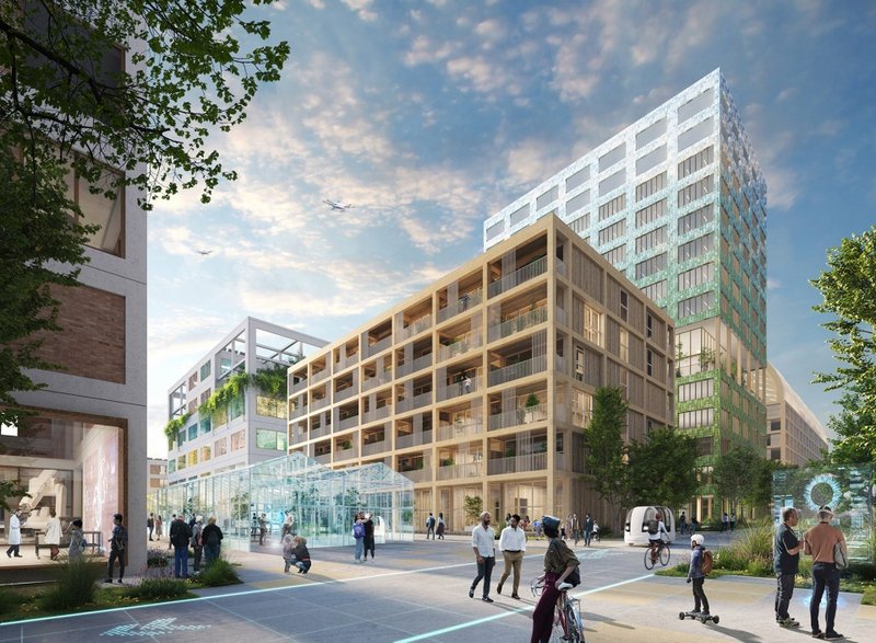 Renderings of the campus © MVRDV