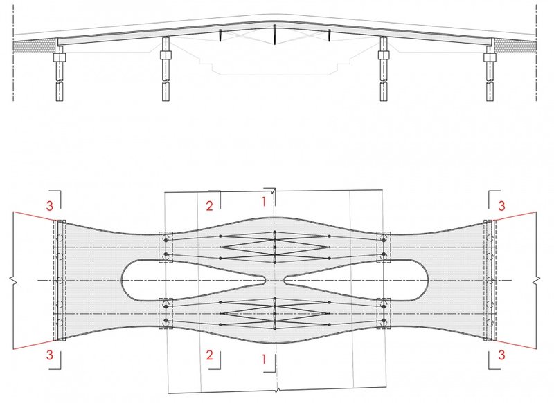 Plan and elevation ©️ 张冰土木方工作室