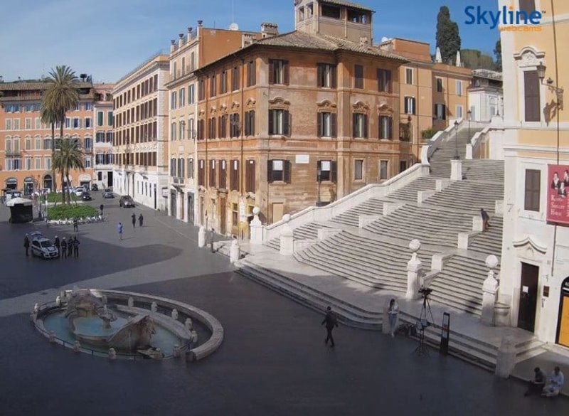 Roma, Piazza di Spagna, © Skyline webcams