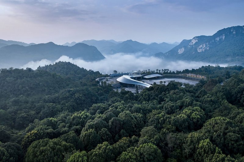 Aerial view the site © Wang Ziling