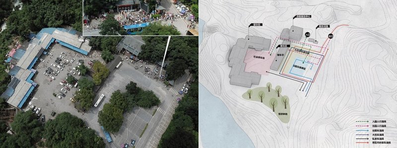 Analysis of the current situation of Tianxingqiao Scenic Area – site analysis © Zhongjian Institute + Shimizu Aipai