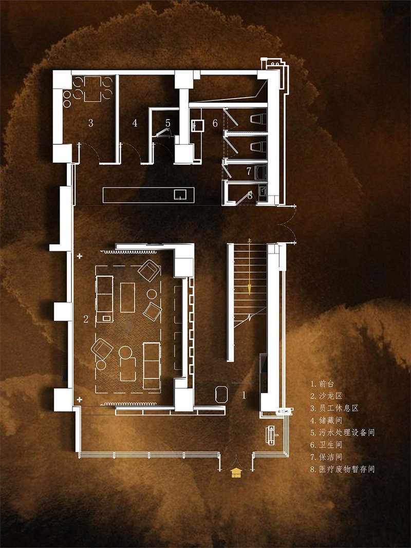First-floor plan © Wei Hang Interior Design