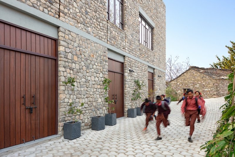 Detailed view of the exterior wall ©Noughts &amp; Crosses LLP