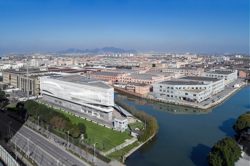Aerial view of the project&nbsp;©Meng Qingwei, Xie Yilun