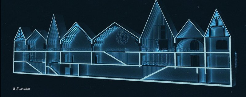 Glowing cutaway revealing medieval mystique in modern design.